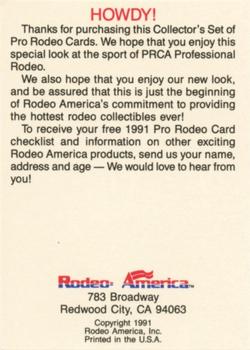 1991 Rodeo America Set B #NNO Howdy! Back
